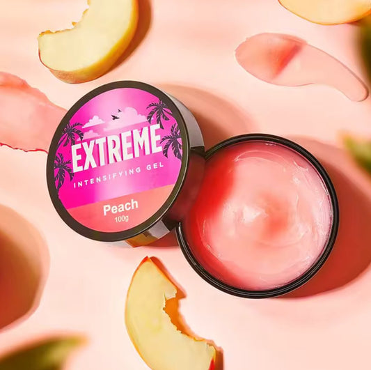 Gel bronceador GlowDune aroma melocotón para una piel suave y morena en 20 minutos.