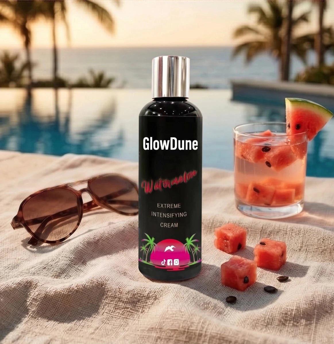 Crema Aceleradora de Bronceado Sandía 🍉 GlowDune™ - 100ml